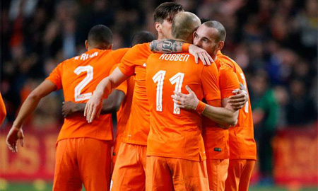  Holanda venía de cuatro derrotas en sus últimos cinco cotejos