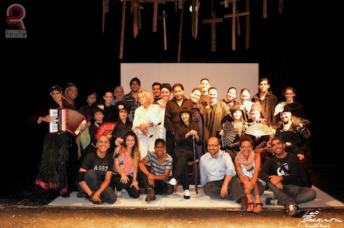 El director Vera se despidió de Rajatabla tras mostrar, su creativa y convincente versión escénica de "La casa de Bernarda Alba", la obra cumbre de Federico García Lorca