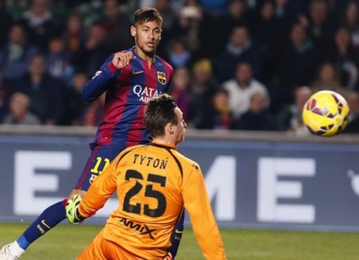  Neymar en lo suyo: anotando goles