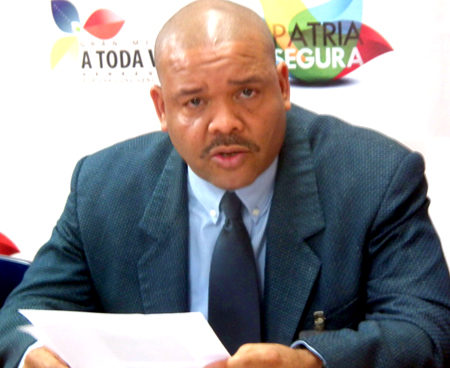 Comisario Wuayner Oropeza, jefe de la delegación Miranda del Cicpc.