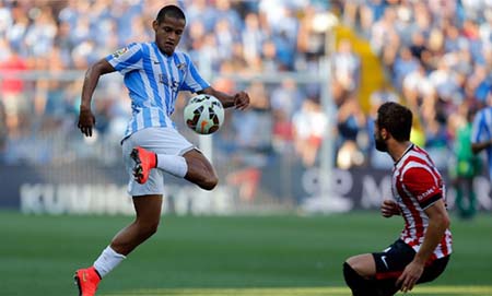 Rosales estará en el once titular del Málaga