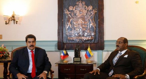  El presidente Maduro se reunió con el primer ministro de Antigua y Barbuda, Gaston Brown