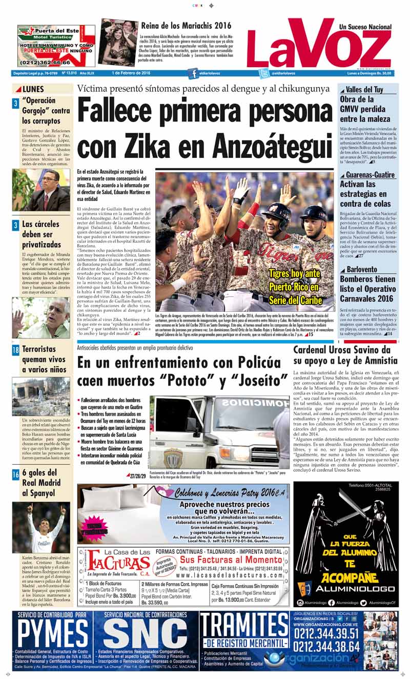 PORTADA LA VOZ