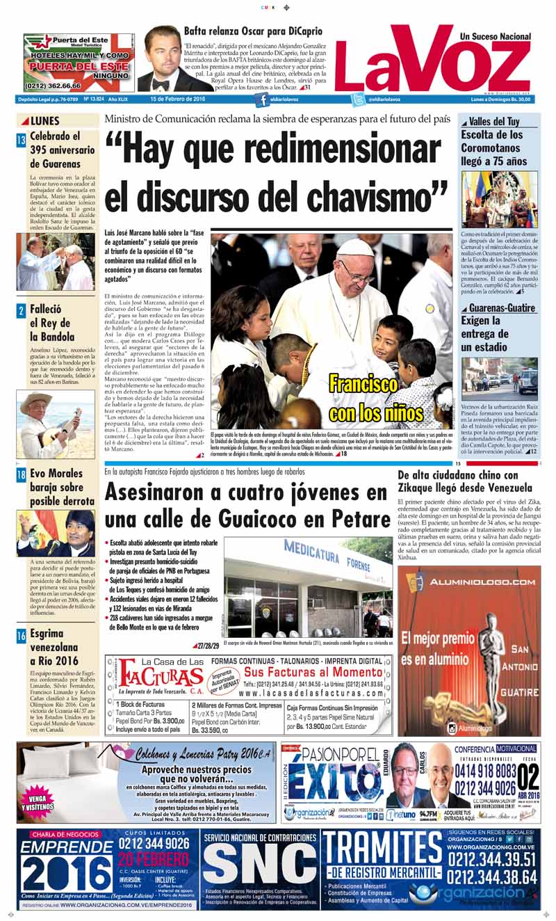 PORTADA LA VOZ