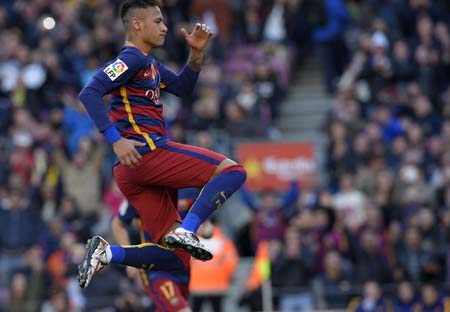 Una fiesta de goles para el Barcelona nuevamente AFP / Lluis Gene