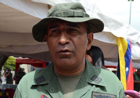 Jesús Mantilla Oliveros, jefe de la Zona Operativa de Defensa Integral N° 62 Bolívar