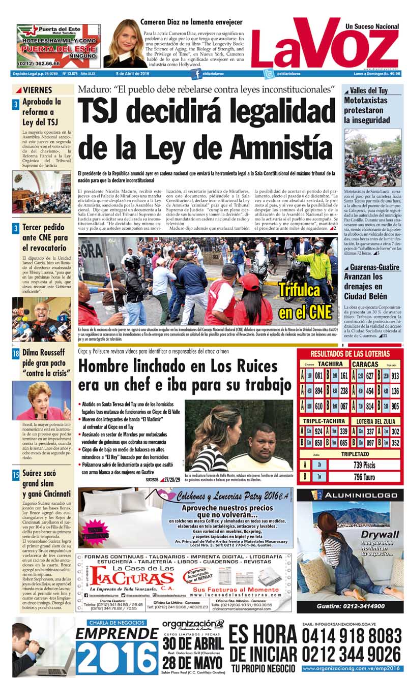 PORTADA LA VOZ