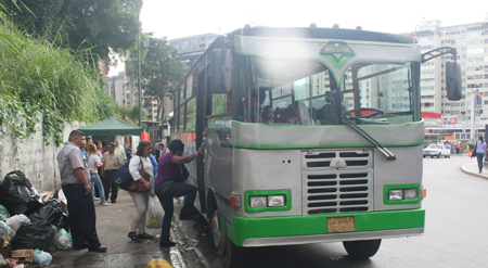 Conductores siguen a la espera de medidas que combatan la inseguridad Foto Giovanni Martínez 