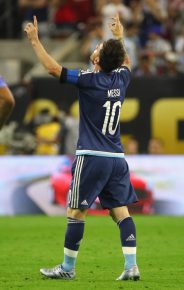 Messi busca su primer título con la camiseta albiceleste AFP / Scott Halleran