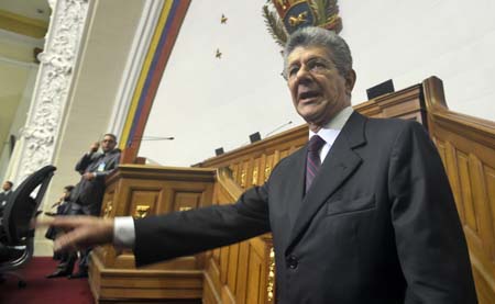 Ramos Allup fue la OEA, pero no pudo hablar ante los representantes de las demás delegaciones diplomáticas