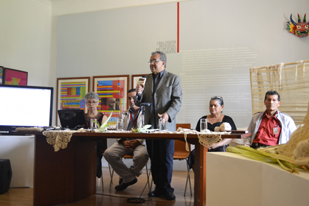 Benito Irady junto a María Ismenia Toledo, Eduardo Maurera, Ramona Romero y Alcides Monagas.