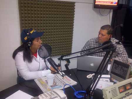  Liliana González, alcaldesa del municipio Brión participó ayer en el programa de radio del periodista Emilio Materán