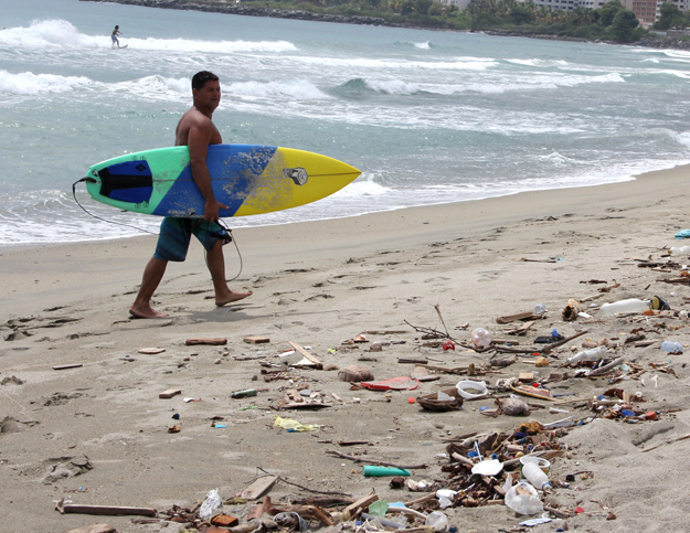 Los activistas concientizaron a los bañistas sobre el cuidado de las playas
