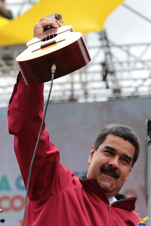  “El 1º de septiembre ganó la paz; y esta idea-fuerza de la paz es la que nos corresponde enarbolar a todos los venezolanos de buena voluntad...” AFP / Francisco Batista