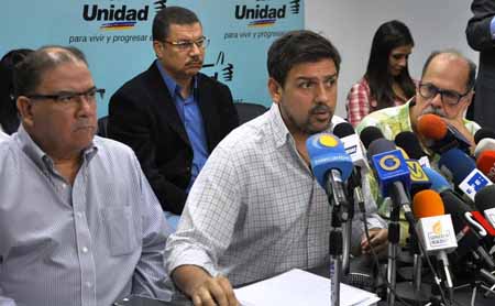  Carlos Ocariz informó que que otro de los objetivos que planteará el sector opositor se refiere al vencimiento del periodo de dos rectores del CNE. NEWS FLASH / JC 