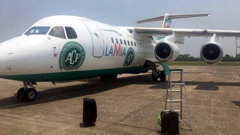 Chapecoense Airplane Crashes in Colombia